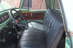 Truck inside bench seat