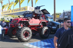 Red Magnaflow Jeep