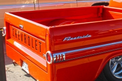 Orange Flamed Fleetside back