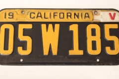 1941 Plate with '42 Banner Tag and '43 Victory Tag