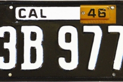1945 Base Plate with '46 Tag