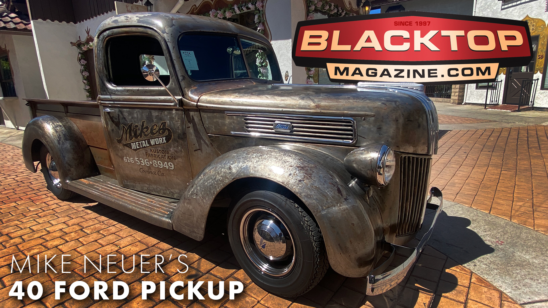 Mike s 40 Ford Cut Down Commercial Truck Blacktop Magazine