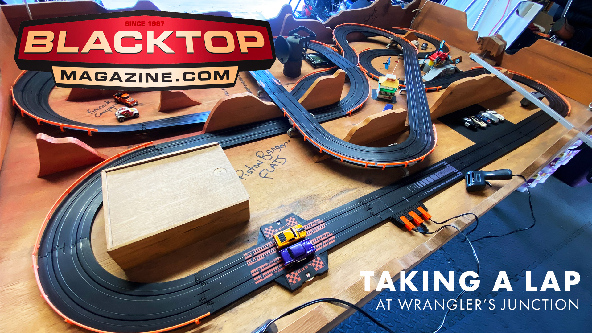 Taking a lap at Wrangler's Junction