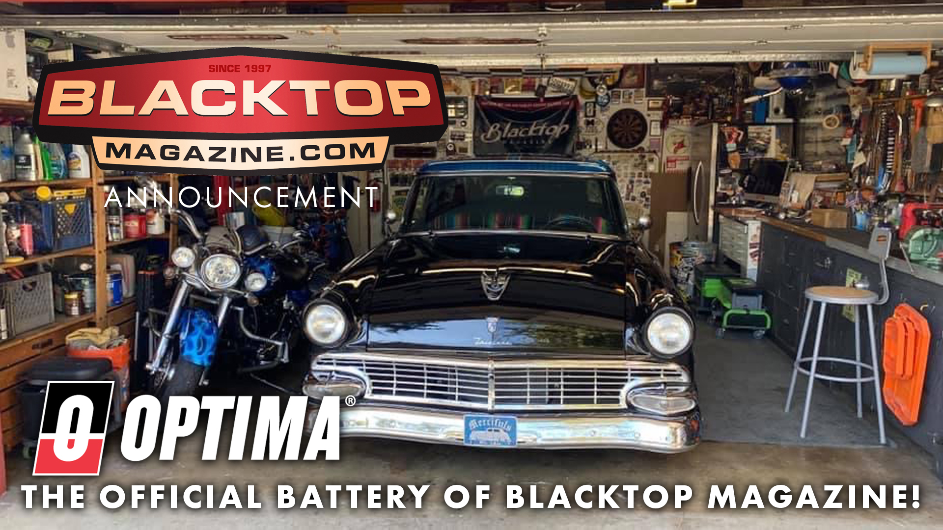 Optima, the official battery of blacktop magazine in redtop, yellowtop and now orangetop lithium.