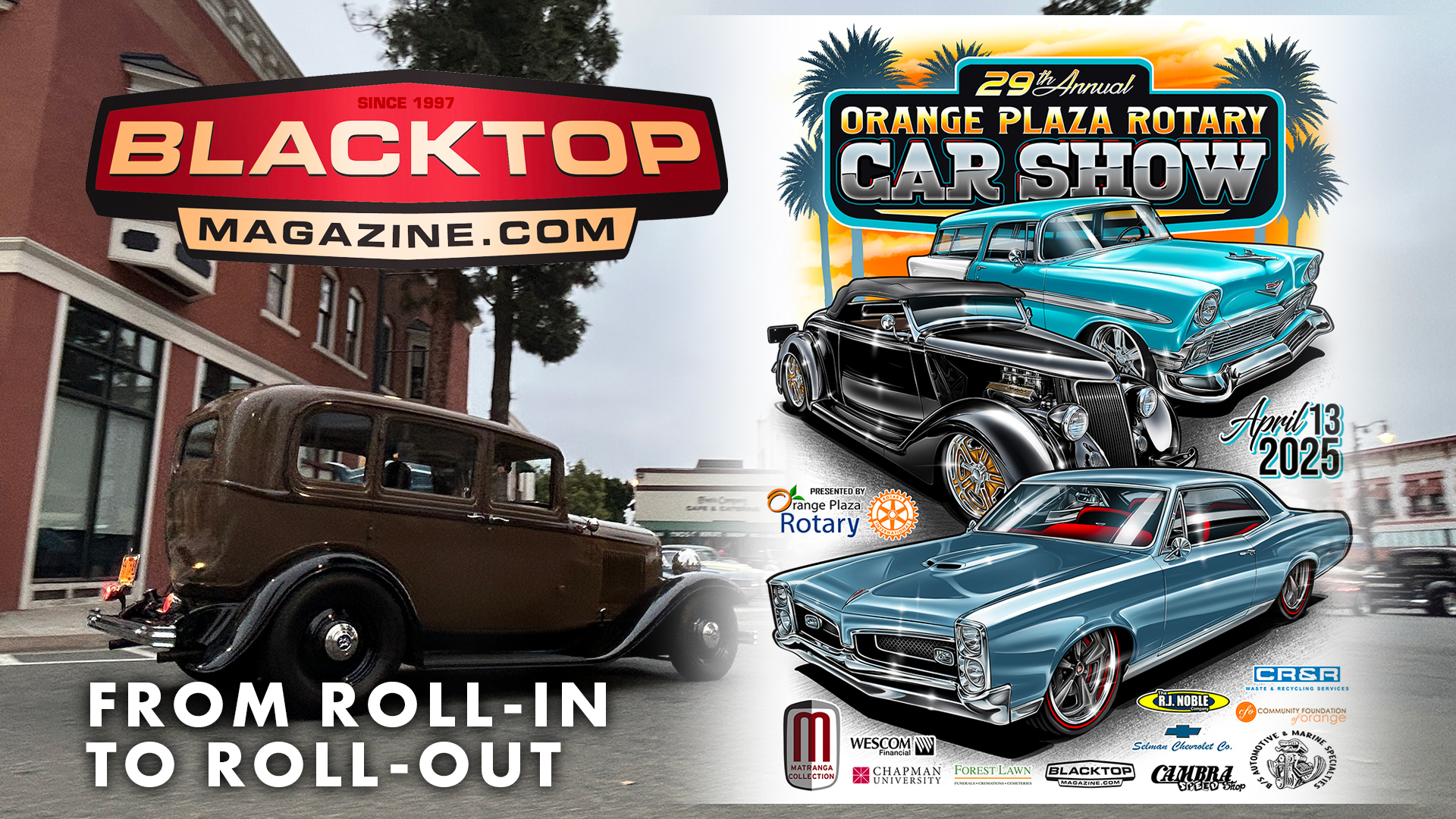 The 2025 Orange Plaza Rotary Car Show