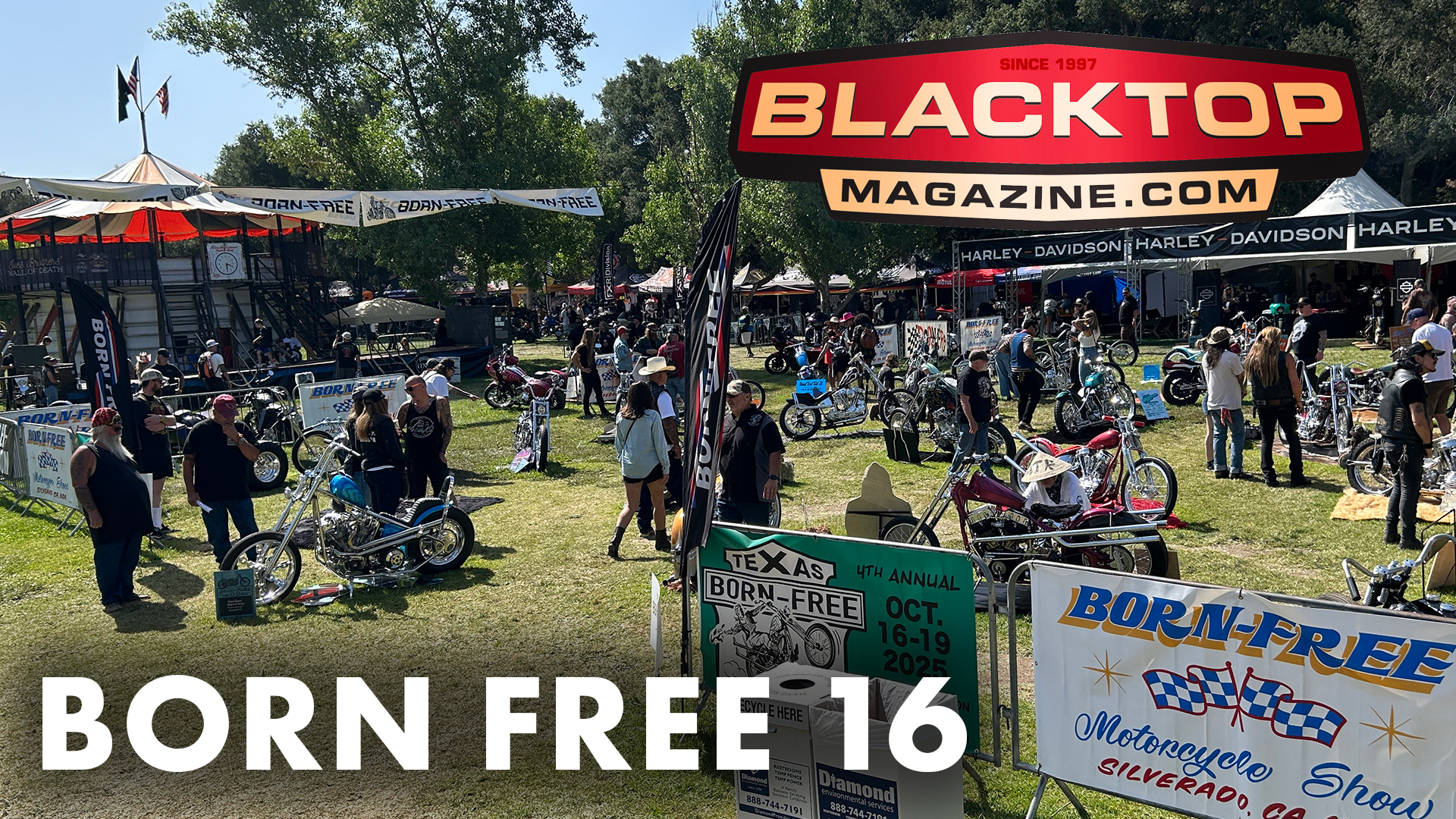 Born Free 16 Motorcycle Show 2025 at Oak Canyon Park, California